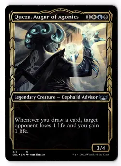 Queza, Augur of Agonies (Showcase) 326 Streets of New Capenna Foil NM - Image 1