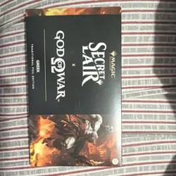 Magic: The Gathering Secret Lair x God of War Traditional Foil Box Kratos 2024 - Image 1