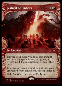 Magic the Gathering Bloomburrow Festival of Embers (Showcase) #316 - Image 1