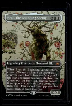 Magic the Gathering Bloomburrow Beza, the Bounding Spring (Borderless) #287 - Image 1