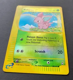 Nidoran M - Aquapolis - 96/147 - Reverse Holo - WOTC - Pokemon TCG - LP - Image 2