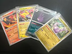 Pokemon-Chaos Rising Non Holo Battle Deck 4 Card Exclusive 013, 029. 051, 068 - Image 1