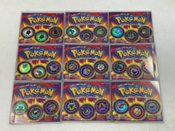 1999 Pokemon Battling Coin Game Lot 27 Coins 9 Packs - Image 1