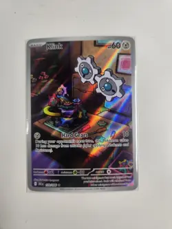 Pokemon TCG Black Bolt #139/086 Klink Illustration Rare Holo English NM - Image 1