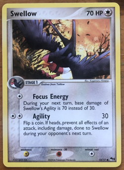 Swellow Pokemon TCG POP Series 1 15/17 Non-Holo - Image 2