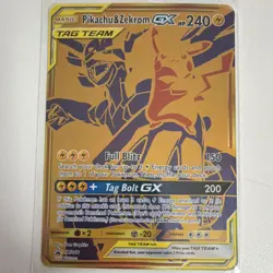 Pokemon Pikachu & Zekrom GX SM248 SM Black Star Promo Holo English 240 HP - Image 1