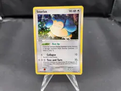 Vintage 2004 Pokemon Snorlax FireRed & LeafGreen Rare Holo HP 15/112 Excellent - Image 3