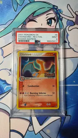 Pokemon Charizard EX Power Keepers Reverse Holo Rare #6 PSA 9 Mint - Image 1