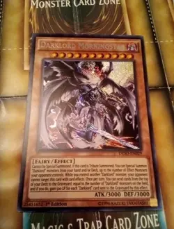 Darklord Morningstar DESO-EN029 1st Edition Yugioh Card - Image 1