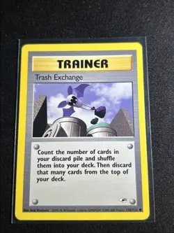 Trash Exchange Gym Heroes Pokemon Card MP - Image 1
