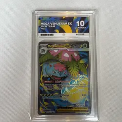 POKEMON TCG MEGA VENUSAUR EX 155/132 Mega Evolutions perfect sub grades Ace 10 - Image 1
