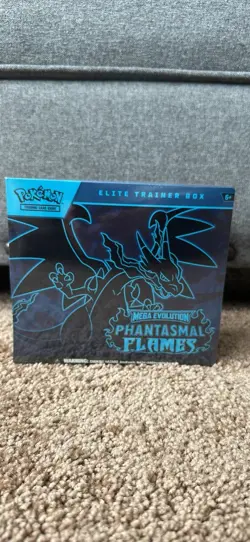 Pokemon Phantasmal Flames ETB Elite Trainer Box Factory Sealed - Image 1