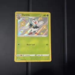 Pokemon Dartrix SV002/SV122 Shining Fates Shiny Vault Shiny Holo Rare 80HP - Image 1