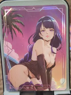 Raiden Shogun Genshin Impact NR Card Goddess Story Under the Nightgown NR-13 - Image 1