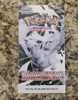 Pokemon Scarlet & Violet White Flare Booster Box Korean US Shipping IN HAND - Image 1