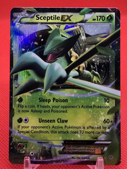 Sceptile EX 7/98 Holo EX Rare Ancient Origins Pokemon Holo LP - Image 1
