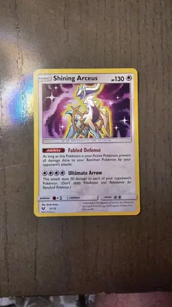 Pokemon TCG Shining Arceus Shining Legends 57/73 Holo Rare - Image 1