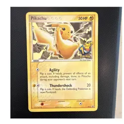 Pokemon TCG Pikachu Stamped 10th Anniversary Journey Across America 012 MP - Image 1