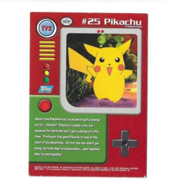 Pokemon TCG - Pikachu #25 - Pokemon Topps TV2 Black Label Embossed Foil - Image 2