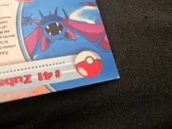 Topps Pokemon 41 Zubat Textured Foil Black Logo TV Animation Holo Rare MP - Image 3