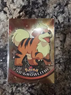 Pokemon Topps - TV Animation Edition - Growlithe #58 - FOIL - LP - Image 1