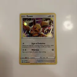 Pokemon Eevee Promo Holo SWSH118 Sword & Shield 60 HP Wild Kick 2021 - Image 1