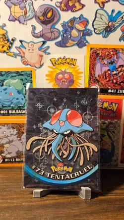 Pokemon Topps Tentacruel #73 Black Label TV Animation Edition Holofoil - LP - Image 1