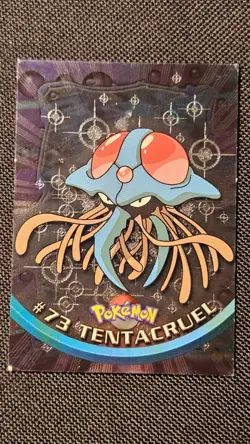 Pokemon Topps Tentacruel #73 Black Label TV Animation Edition Holofoil - LP - Image 2