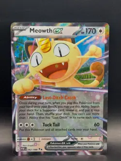 Meowth ex 062/088 Double Rare Perfect Order Pokemon Near Mint TCG - Image 1