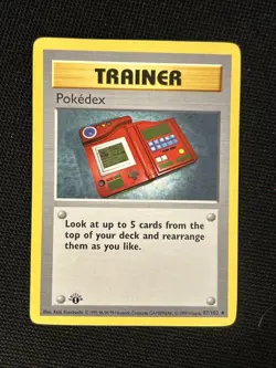 Pokemon Pokedex 87/102 (1st Edition) Shadowless - Image 1