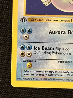 Pokemon Dewgong 25/102 (1st Edition) Base Set (Shadowless) - Image 2