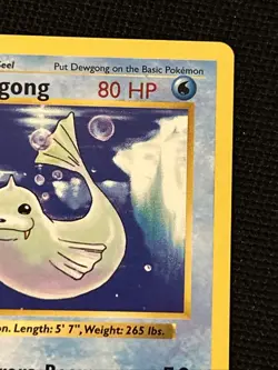 Pokemon Dewgong 25/102 (1st Edition) Base Set (Shadowless) - Image 4