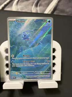 Pokemon TCG Phione #175/167 Twilight Masquerade Illustration Rare Full Art Holo - Image 1