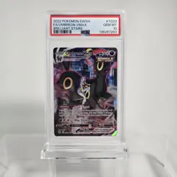 PSA 10 POKEMON 2022 BRILLIANT STARS UMBREON VMAX TRAINER GALLERY FULL ART #TG23 - Image 1