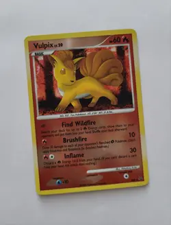 Pokemon Vulpix SH6-12 Shiny Platinum Reverse Holo 2009 TCG Card English ENG - Image 1