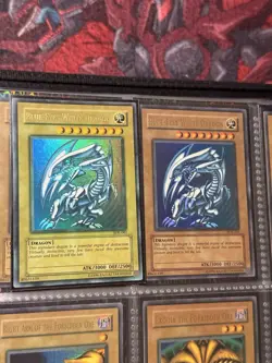 Faded Blue Eyes White Dragon SDK-001 Starter Deck Kaiba Yu-Gi-Oh - Image 1