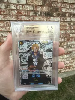 Bandai Sabo OP13-120 Carrying on His Will Manga Art SEC BGS 9.5!!!! - Image 1