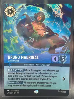 Disney Lorcana - Wilds Unknown - Burno Madrigal - Oasis Oracle 218/204 Epic - Image 1
