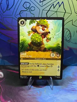 Disney Lorcana Wilds Unknown Dale Ready for His Shot 22/204 Legendary NM - Image 1