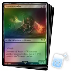 FOIL VENOMCRAWLER (SURGE FOIL) X4 Warhammer 40,000 Magic MTG MINT CARD - Image 1