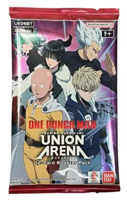 Union Arena English TCG - One Punch Man UE06BT - BOOSTER PACK [12 Cards] - New - Image 1