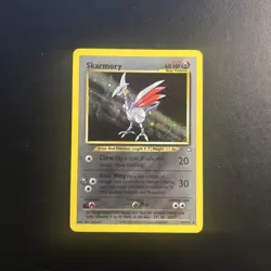 Skarmory 13/111 Neo Genesis Pokemon Card Unlimited Holo Rare Lightly Played LP - Image 1