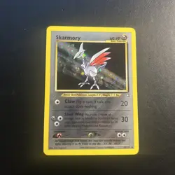 Skarmory 13/111 Neo Genesis Pokemon Card Unlimited Holo Rare Lightly Played LP - Image 2