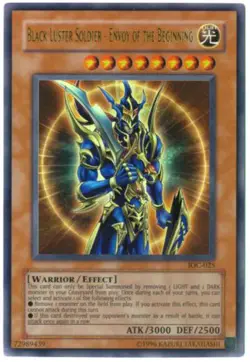 Yu-Gi-Oh Card - IOC-025 - BLACK LUSTER SOLDIER - ENVOY of the BEGINNING (ur) PL - Image 1