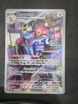 PORYGON - Z - 214/182 - PARADOX RIFT - ILLUSTRATION RARE - POKEMON CARD - Image 1
