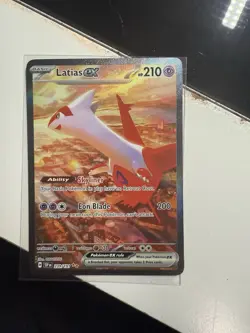 Pokemon TCG Latias EX SIR 239/191- Surging Sparks Latias Card Near Mint NM - Image 2