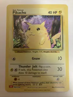 Pokemon Card - Classic Collection [CLC] 008/034 - PIKACHU (holo-foil) - NM/Mint - Image 1