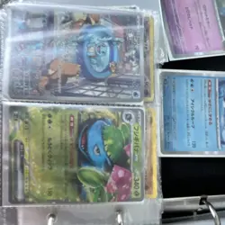 Nintendo Pokemon TCG Japanese Holo Full Art Binder Lot: Charizard + More - Image 4
