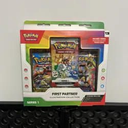 Pokemon TCG 2026 First Partner Illustration Collection Series 1 SEALED - Image 1