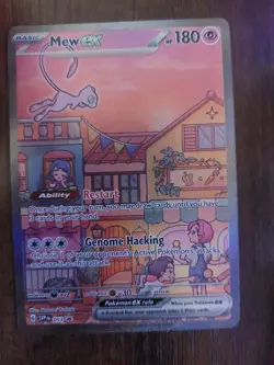 Pokemon Mew ex 053 SV: Scarlet & Violet Promo Holo EX Basic 180HP ENG - Image 1
